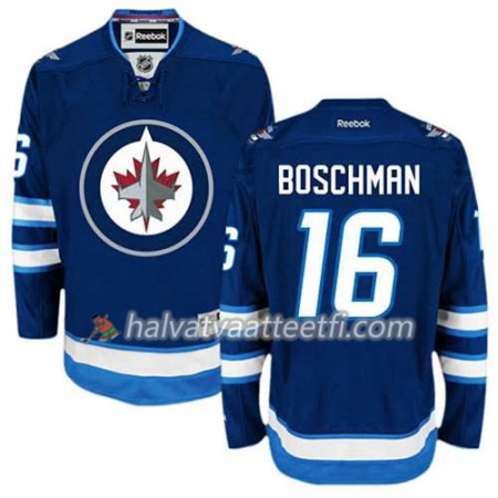 Reebok Miesten NHL Winnipeg Jets Pelipaita Laurie Boschman #16 Koti Sininen Reebok Miesten NHL Winnipeg Jets Pelipaita Laurie Boschman #16 Koti Sininen