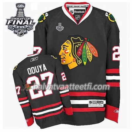 Lasten NHL Chicago Blackhawks Pelipaita Duncan Keith #27 Kolmas Musta 2015 Stanley Cup