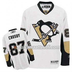 Reebok Miesten NHL Pittsburgh Penguins Pelipaita Sidney Crosby 87 Valkoinen Vieras