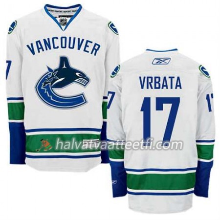 Reebok Miesten NHL Vancouver Canucks Pelipaita Radim Vrbata #17 Vieras Valkoinen Reebok Miesten NHL Vancouver Canucks Pelipaita Radim Vrbata #17 Vieras Valkoinen