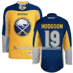 Reebok Miesten NHL Buffalo Sabres Pelipaita Cody Hodgson #19 Uusi Kolmas Kulta