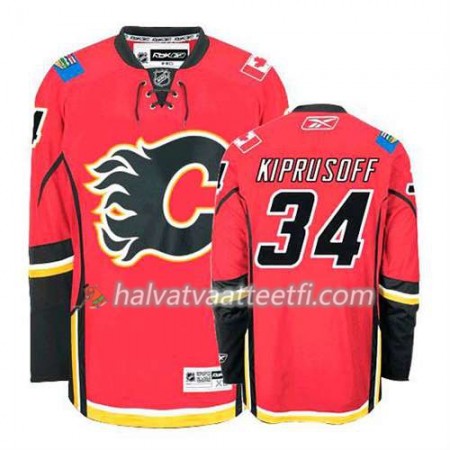 Reebok Miesten NHL Calgary Flames Pelipaita Miikka Kiprusoff #34 Koti Punainen Reebok Miesten NHL Calgary Flames Pelipaita Miikka Kiprusoff #34 Koti Punainen
