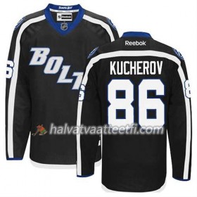 Reebok Miesten NHL Tampa Bay Lightning Pelipaita Nikita Kucherov #86 Kolmas Musta