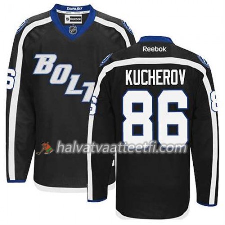 Reebok Miesten NHL Tampa Bay Lightning Pelipaita Nikita Kucherov #86 Kolmas Musta