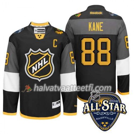 2016 All Star NHL Premier-Chicago Blackhawks Pelipaita Patrick Kane #88 Musta Paita
