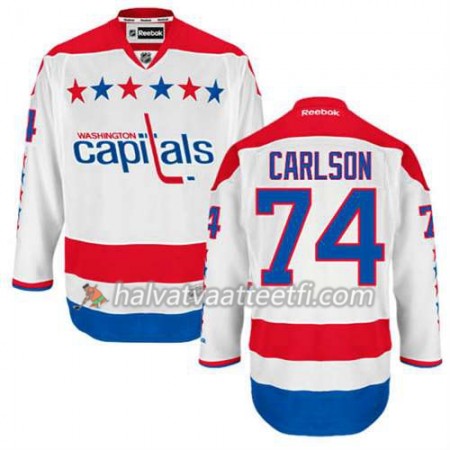 Reebok Miesten NHL Washington Capitals Pelipaita John Carlson #74 Kolmas Valkoinen Reebok Miesten NHL Washington Capitals Pelipaita John Carlson #74 Kolmas Valkoinen