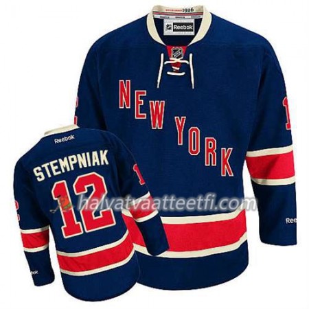 Reebok Miesten NHL New York Rangers Pelipaita Lee Stempniak #12 Kolmas Sininen