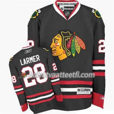 Reebok Miesten NHL Chicago Blackhawks Pelipaita Steve Larmer 28 Musta Kolmas Reebok Miesten NHL Chicago Blackhawks Pelipaita Steve Larmer 28 Musta Kolmas