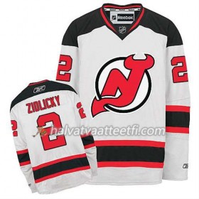 Reebok Miesten NHL New Jersey Devils Pelipaita Marek Zidlicky #2 Vieras Valkoinen