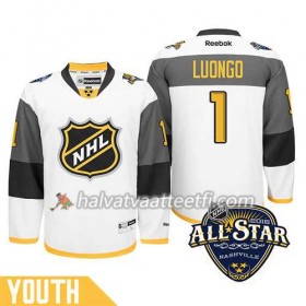 Lasten NHL 2016 All Star Premier-Florida Panthers Pelipaita Roberto Luongo #1 Valkoinen Paita
