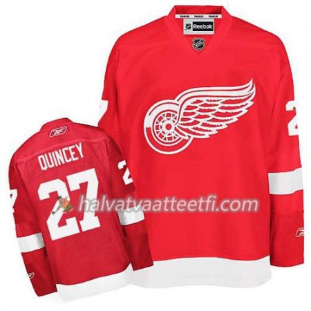 Reebok Miesten NHL Detroit Red Wings Pelipaita Kyle Quincey #27 Koti Punainen Reebok Miesten NHL Detroit Red Wings Pelipaita Kyle Quincey #27 Koti Punainen