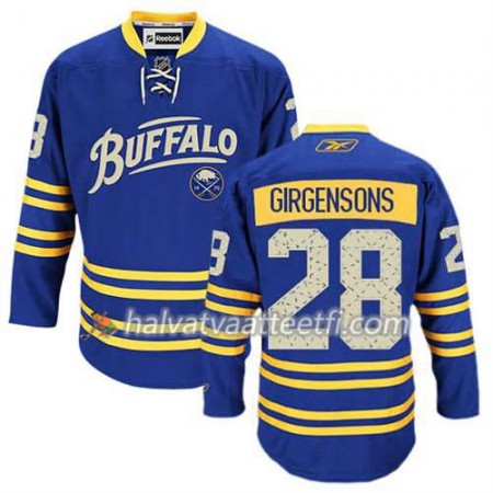 Reebok Miesten NHL Buffalo Sabres Pelipaita Zemgus Girgensons #28 Kolmas Sininen