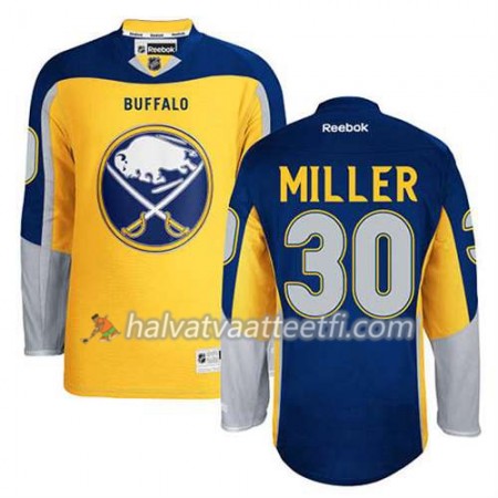 Reebok Miesten NHL Buffalo Sabres Pelipaita Ryan Miller #30 Uusi Kolmas Kulta
