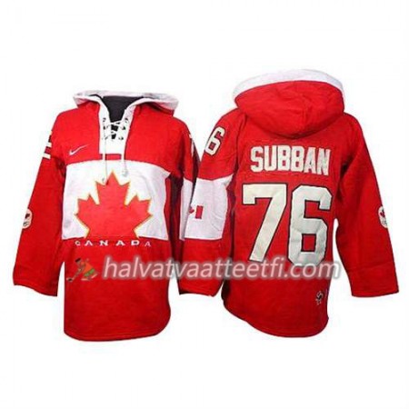 Lasten NHL Premier Olympic-Canada Team Pelipaita P.K Subban #76 Premier Olympic Punainen Paita Lasten NHL Premier Olympic-Canada Team Pelipaita P.K Subban #76 Premier Olympic Punainen Paita
