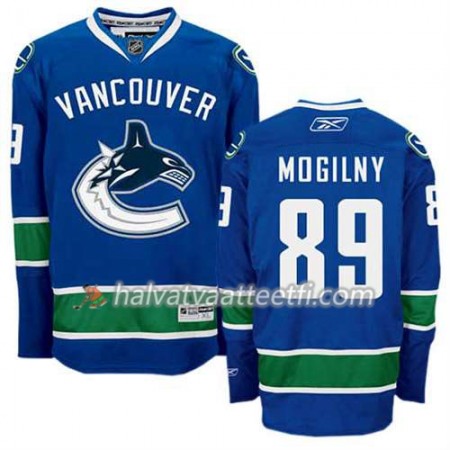 Reebok Miesten NHL Vancouver Canucks Pelipaita Alexander Mogilny #89 Koti Sininen