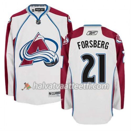 Reebok Miesten NHL Colorado Avalanche Pelipaita Peter Forsberg #21 Vieras Valkoinen
