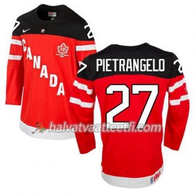 Reebok Miesten NHL Premier Olympic-Canada Team Pelipaita Alex Pietrangelo #27 100th Anniversary Punainen Paita