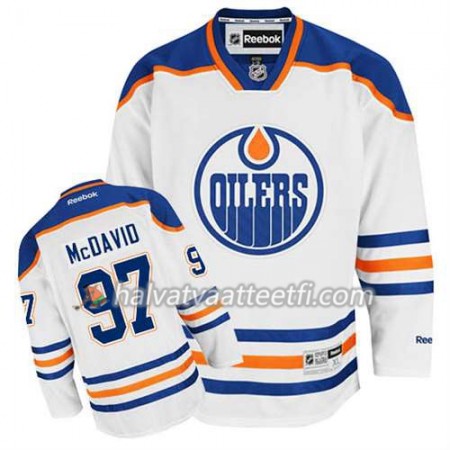 Reebok Miesten NHL Edmonton Oilers Pelipaita Connor McDavid #97 Vieras Valkoinen Reebok Miesten NHL Edmonton Oilers Pelipaita Connor McDavid #97 Vieras Valkoinen