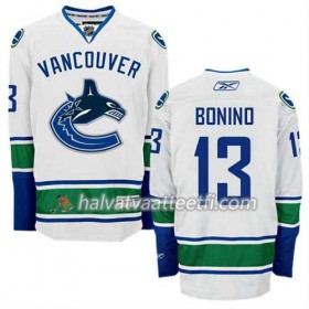 Reebok Miesten NHL Vancouver Canucks Pelipaita Nick Bonino #13 Vieras Valkoinen