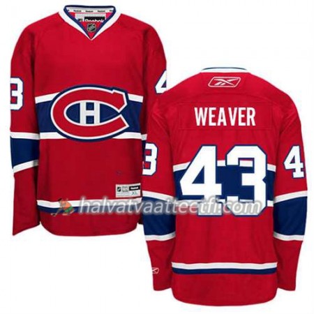Reebok Miesten NHL Montreal Canadiens Pelipaita Mike Weaver #43 Koti Punainen Reebok Miesten NHL Montreal Canadiens Pelipaita Mike Weaver #43 Koti Punainen