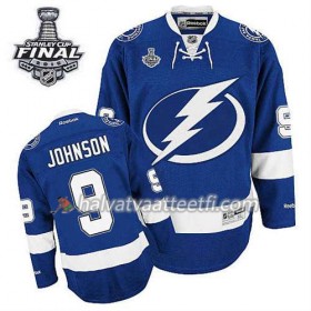 Reebok Miesten NHL Tampa Bay Lightning Pelipaita Trevor Van Riemsdyk #9 Koti Sininen 2015 Stanley Cup