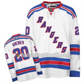 Reebok Miesten NHL New York Rangers Pelipaita Chris Kreider #20 Vieras Valkoinen
