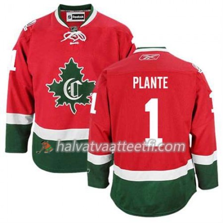 Reebok Miesten NHL Montreal Canadiens Pelipaita Jacques Plante #1 Kolmas Uusi Punainen Reebok Miesten NHL Montreal Canadiens Pelipaita Jacques Plante #1 Kolmas Uusi Punainen