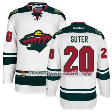 Reebok Miesten NHL Minnesota Wild Pelipaita Ryan Suter #20 Vieras Valkoinen Reebok Miesten NHL Minnesota Wild Pelipaita Ryan Suter #20 Vieras Valkoinen