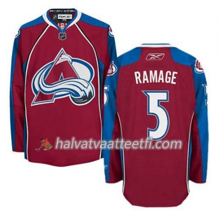Reebok Miesten NHL Colorado Avalanche Pelipaita Rob Ramage #5 Koti Punainen Reebok Miesten NHL Colorado Avalanche Pelipaita Rob Ramage #5 Koti Punainen