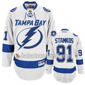 Reebok Miesten NHL Tampa Bay Lightning Pelipaita Steven Stamkos #91 Vieras Valkoinen