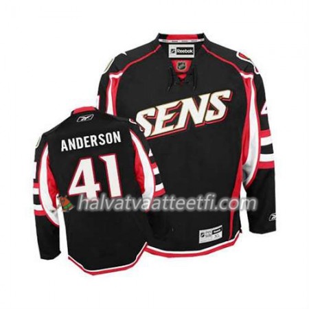 Reebok Miesten NHL Ottawa Senators Pelipaita Craig Anderson #41 Kolmas Musta Reebok Miesten NHL Ottawa Senators Pelipaita Craig Anderson #41 Kolmas Musta