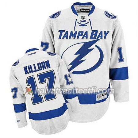 Reebok Miesten NHL Tampa Bay Lightning Pelipaita Alex Killorn #17 Vieras Valkoinen Reebok Miesten NHL Tampa Bay Lightning Pelipaita Alex Killorn #17 Vieras Valkoinen