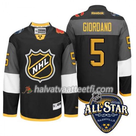 2016 All Star NHL Premier-Calgary Flames Pelipaita Mark Giordano #5 Musta Paita 2016 All Star NHL Premier-Calgary Flames Pelipaita Mark Giordano #5 Musta Paita