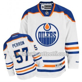 Reebok Miesten NHL Edmonton Oilers Pelipaita David Perron #57 Vieras Valkoinen