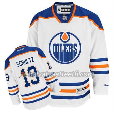 Reebok Miesten NHL Edmonton Oilers Pelipaita Justin Schultz #19 Vieras Valkoinen Reebok Miesten NHL Edmonton Oilers Pelipaita Justin Schultz #19 Vieras Valkoinen