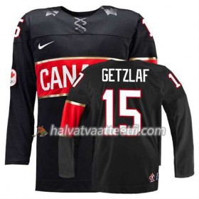 Reebok Naisten NHL Premier Olympic-Canada Team Pelipaita Ryan Getzlaf #15 Kolmas Musta Paita