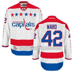 Reebok Miesten NHL Washington Capitals Pelipaita Joel Ward #42 Kolmas Valkoinen
