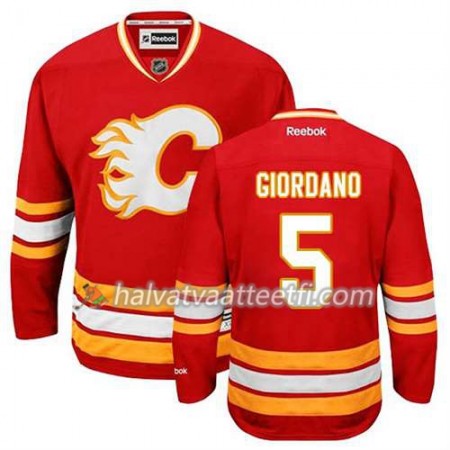 Reebok Miesten NHL Calgary Flames Pelipaita Mark Giordano #5 Kolmas Punainen Reebok Miesten NHL Calgary Flames Pelipaita Mark Giordano #5 Kolmas Punainen