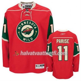 Reebok Miesten NHL Minnesota Wild Pelipaita Zach Parise #11 Koti Punainen