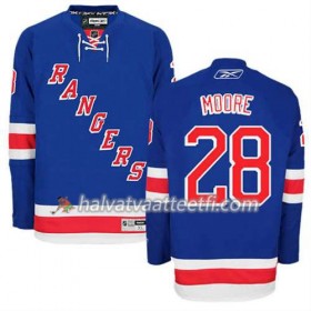 Reebok Miesten NHL New York Rangers Pelipaita Dominic Moore #28 Koti Sininen
