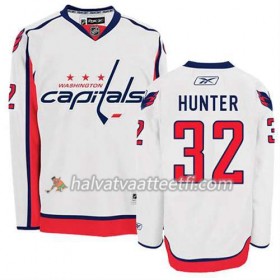 Reebok Miesten NHL Washington Capitals Pelipaita Dale Hunter #32 Vieras Valkoinen