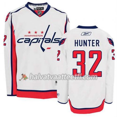 Reebok Miesten NHL Washington Capitals Pelipaita Dale Hunter #32 Vieras Valkoinen