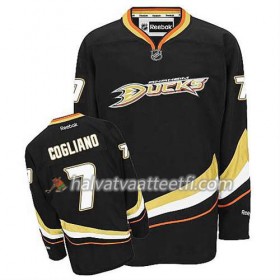 Reebok Miesten NHL Anaheim Ducks Pelipaita Andrew Cogliano #7 Koti Musta