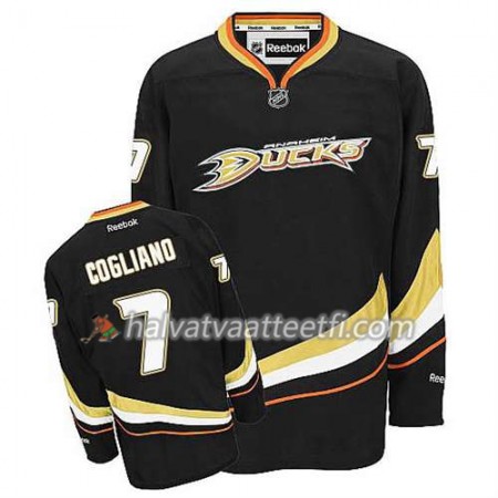 Reebok Miesten NHL Anaheim Ducks Pelipaita Andrew Cogliano #7 Koti Musta Reebok Miesten NHL Anaheim Ducks Pelipaita Andrew Cogliano #7 Koti Musta
