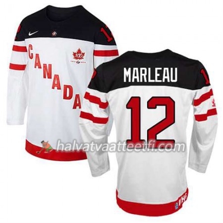 Reebok Miesten NHL Premier Olympic-Canada Team Pelipaita Patrick Marleau #12 100th Anniversary Valkoinen Paita Reebok Miesten NHL Premier Olympic-Canada Team Pelipaita Patrick Marleau #12 100th Anniversary Valkoinen Paita