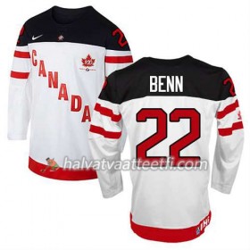 Reebok Miesten NHL Premier Olympic-Canada Team Pelipaita Jamie Benn #22 100th Anniversary Valkoinen Paita
