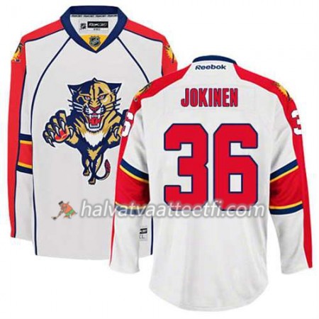 Reebok Miesten NHL Florida Panthers Pelipaita Jussi Jokinen #36 Vieras Valkoinen Reebok Miesten NHL Florida Panthers Pelipaita Jussi Jokinen #36 Vieras Valkoinen