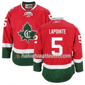 Reebok Miesten NHL Montreal Canadiens Pelipaita Guy Lapointe #5 Kolmas Uusi Punainen
