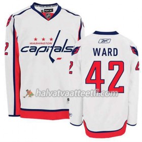 Reebok Miesten NHL Washington Capitals Pelipaita Joel Ward #42 Vieras Valkoinen
