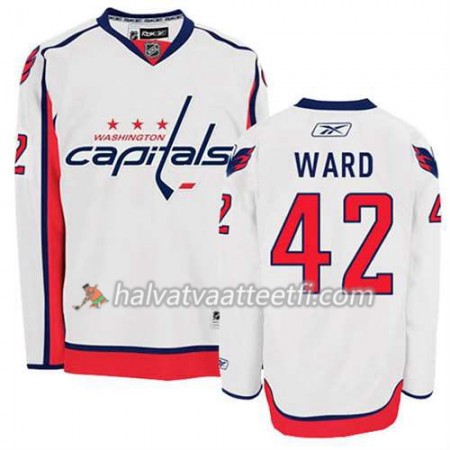 Reebok Miesten NHL Washington Capitals Pelipaita Joel Ward #42 Vieras Valkoinen Reebok Miesten NHL Washington Capitals Pelipaita Joel Ward #42 Vieras Valkoinen